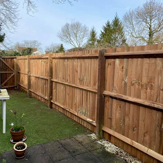 ashley brown small garden fencing norwich