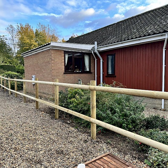 Mulbarton Post and Rail fencing